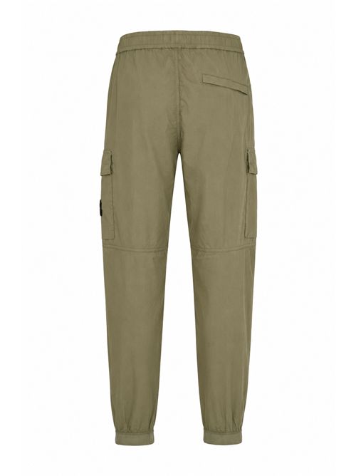 Pantalone cargo Paracadute 3100031 in cotone Military green STONE ISLAND | 3100031S0003V005G